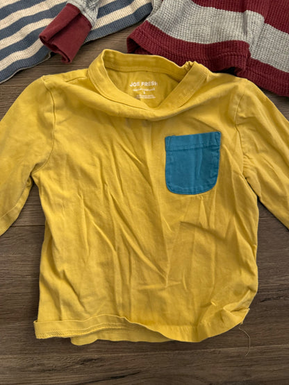 Mixed Brand Long Sleeve Bundle, Kids 2T