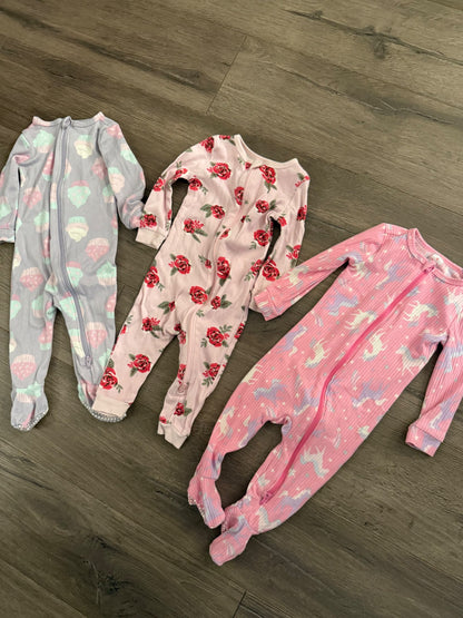 Joe Fresh 3-6m Zipper Sleepers, Kids 6 Month (3-6M)