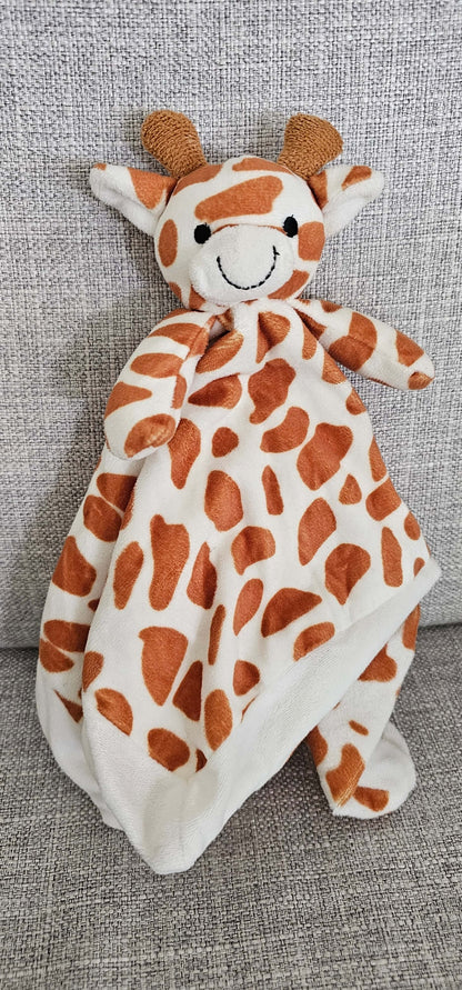 Plush Giraffe Lovey Security Blanket Toy NWOT