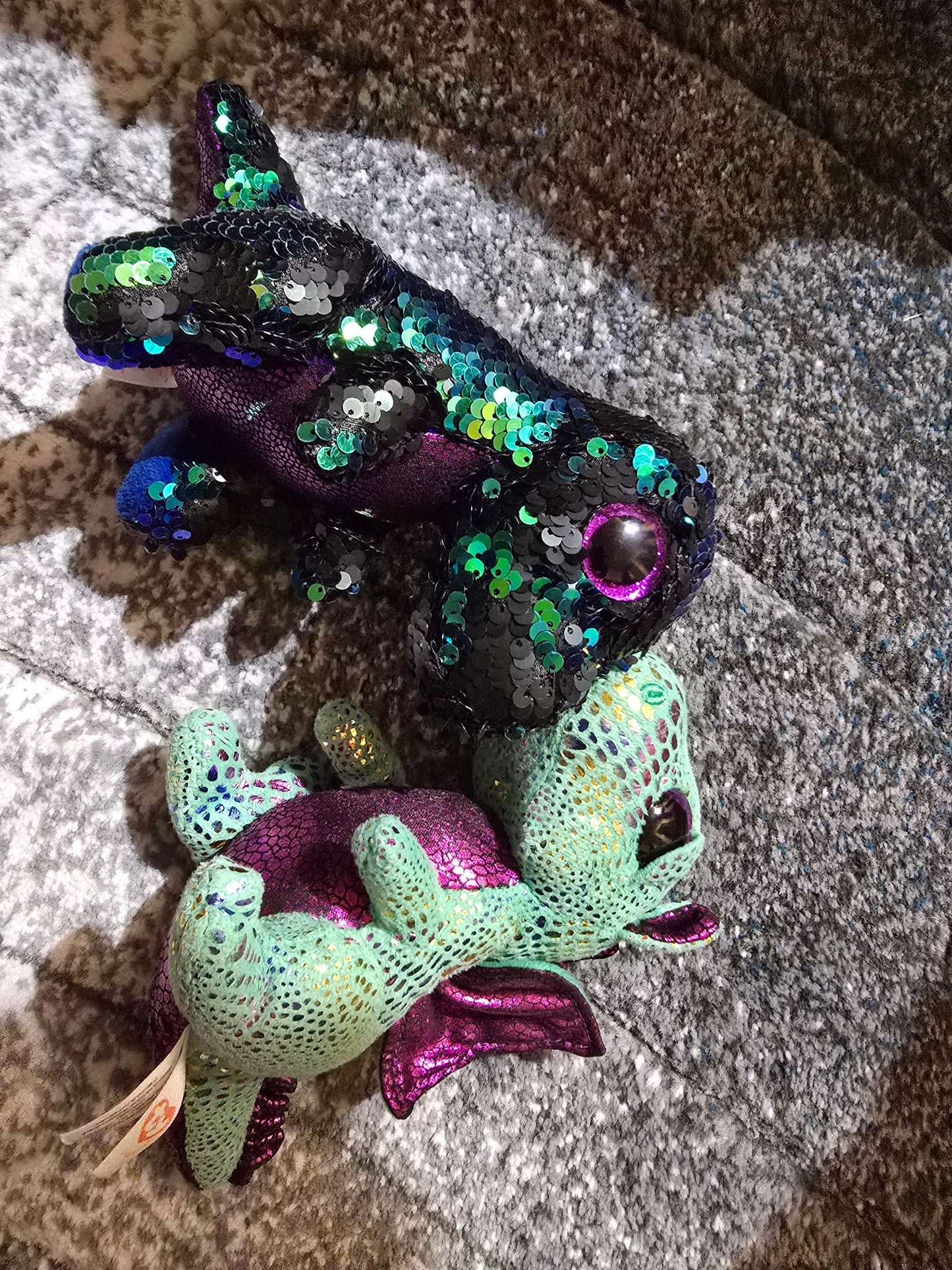 Beanie boos One dragon and one dinosaur