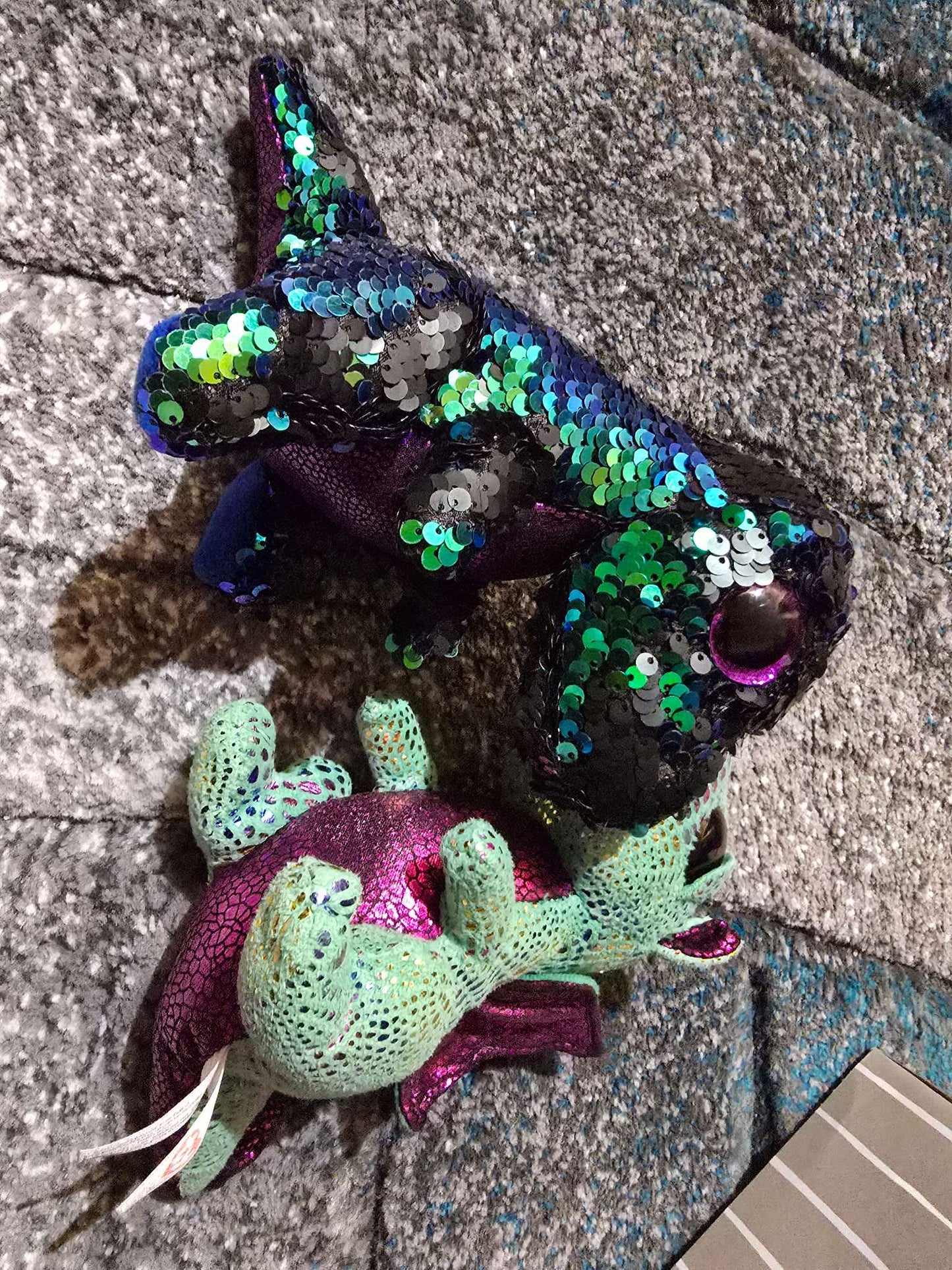 Beanie boos One dragon and one dinosaur