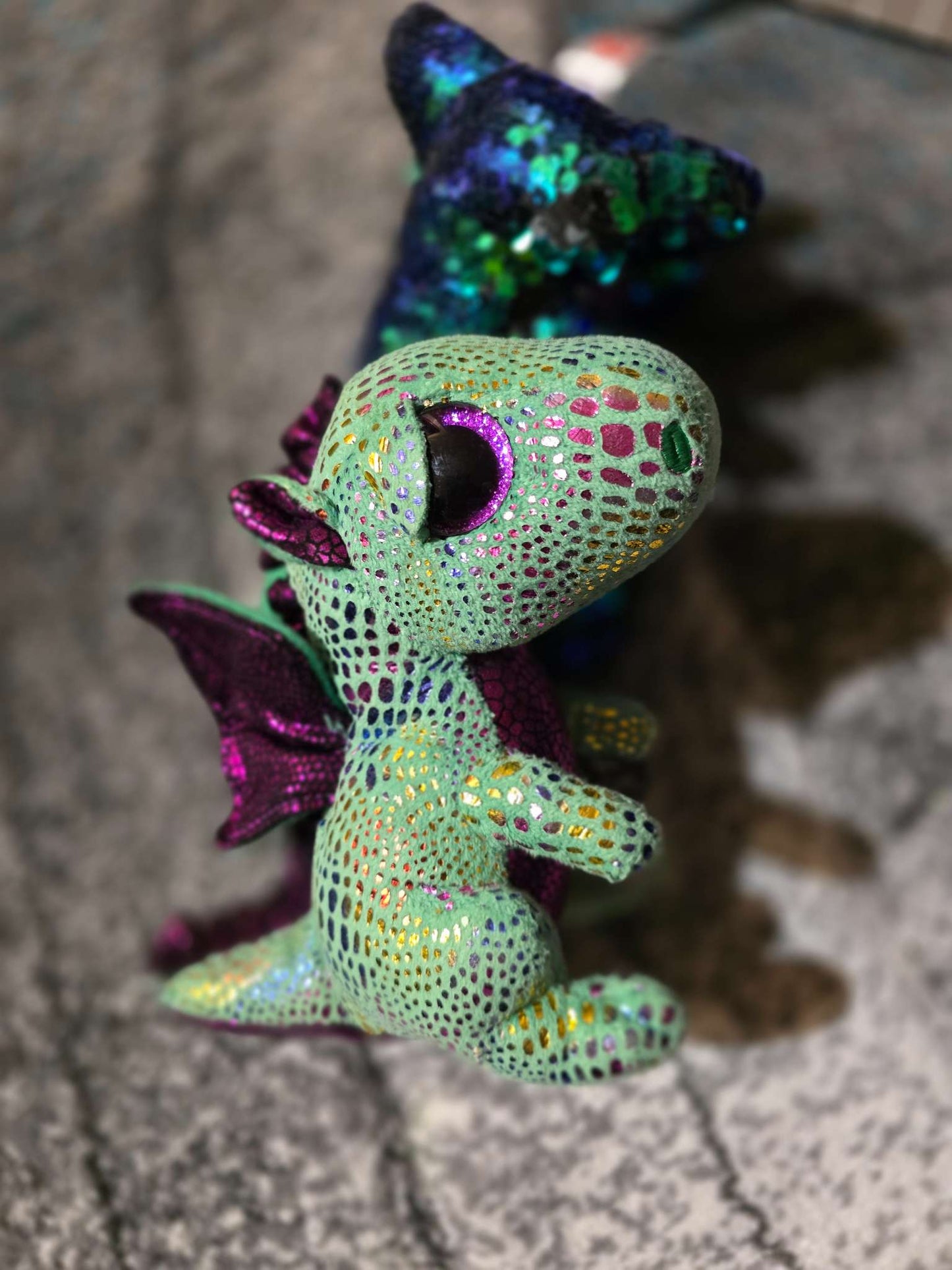 Beanie boos One dragon and one dinosaur