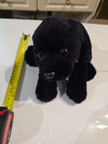 Medium sized monkey and puppy