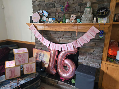 Sweet 16 Birthday decorations!