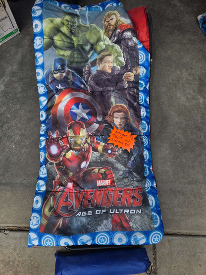 Avengers Sleeping Bag, TENT & pillow