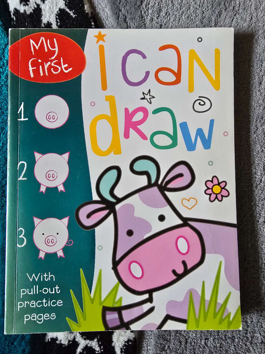 Learn to Draw activity book for small children (3+ years old)