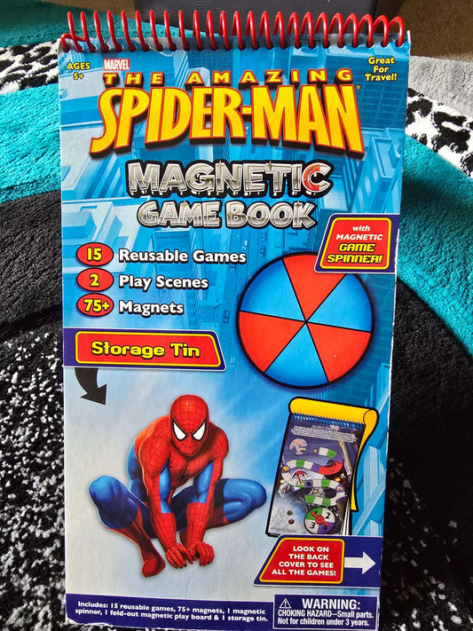 Spidey Magnetic Game Book.  Great for travel!