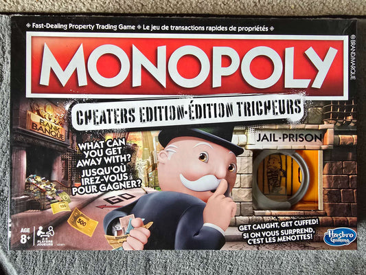 Cheaters Edition Monopoly for 8+ years