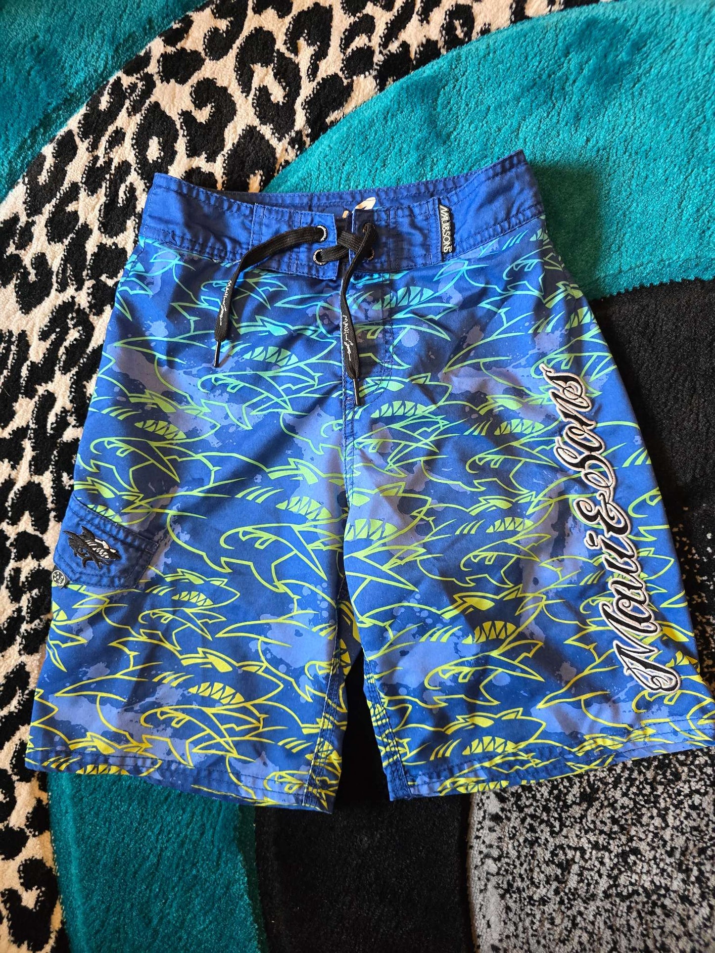 Maui & Sons Swimming Trunks, Size 8 -9, Kids 8