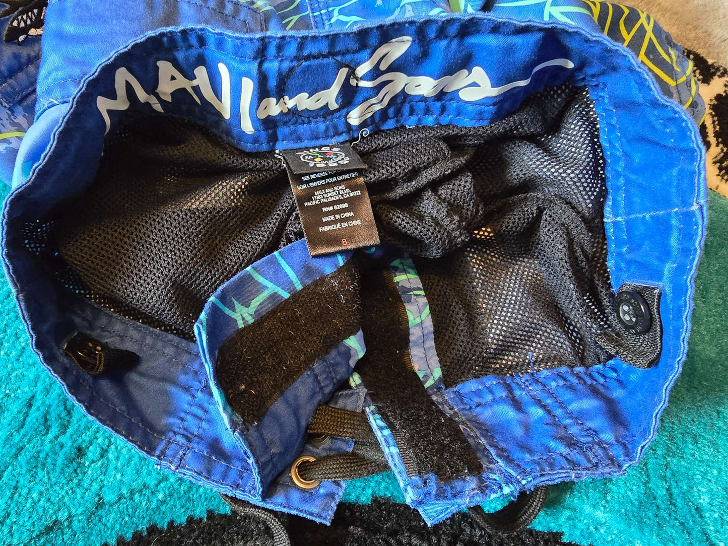 Maui & Sons Swimming Trunks, Size 8 -9, Kids 8