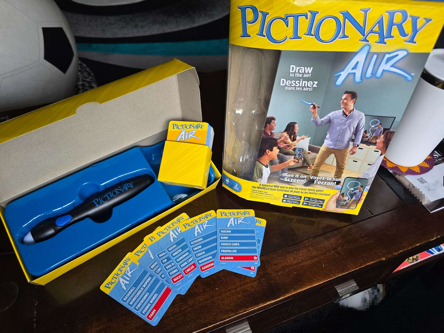 Pictionary Air game - draw with the pen in the air and your creation will show up on the TV
