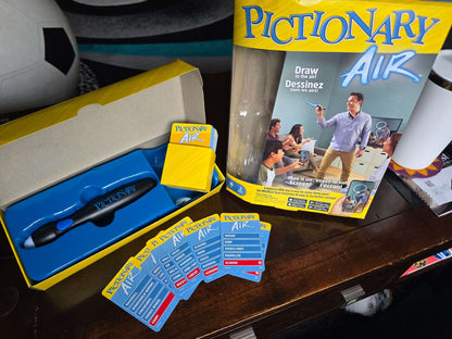 Pictionary Air game - draw with the pen in the air and your creation will show up on the TV