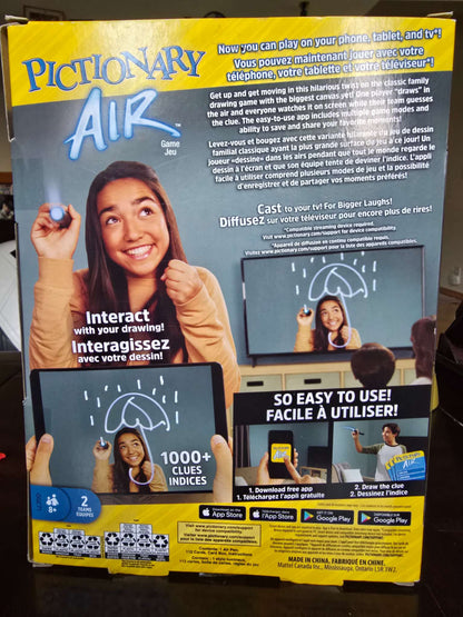 Pictionary Air game - draw with the pen in the air and your creation will show up on the TV