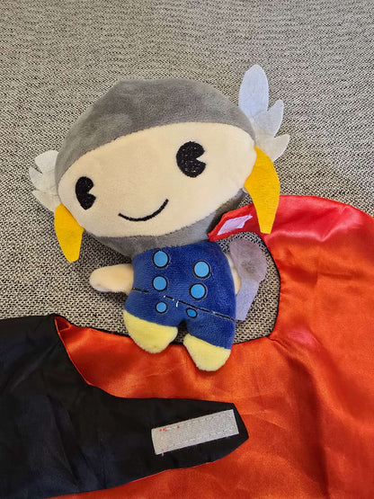 Thor cape & stuffy w/ suction cup for window