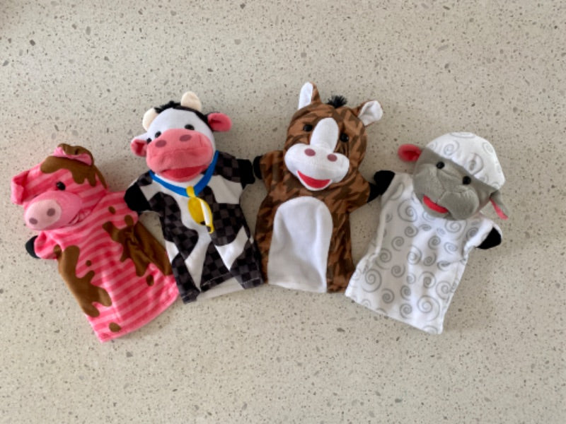 Farm Animal Hand Puppets