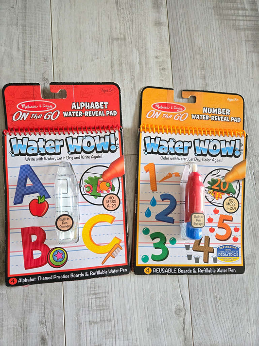 Melissa and Doug Water Wow Water-Reveal Pad, Pack of 2