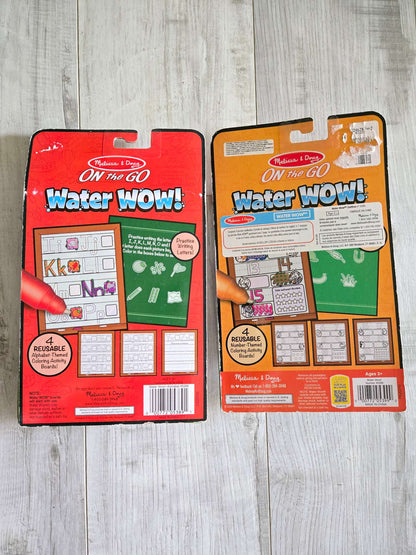 Melissa and Doug Water Wow Water-Reveal Pad, Pack of 2