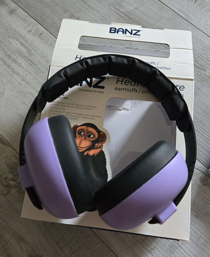 Banz Hear no blare earmuffs, 0-2 Years Old, Retails for $40