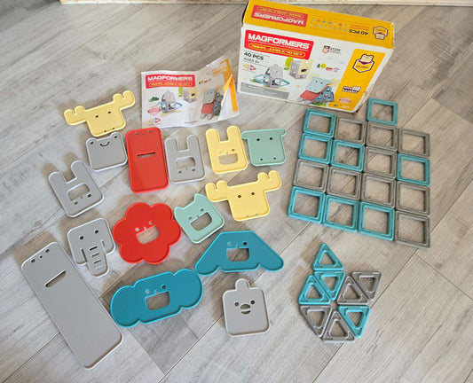 Magformers 40 piece Animal Jumble set