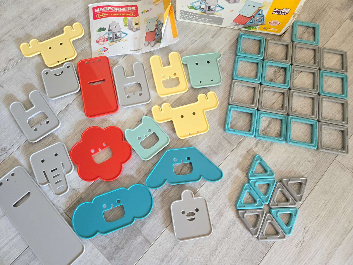 Magformers 40 piece Animal Jumble set
