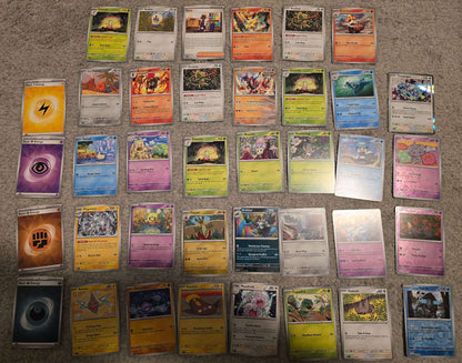 Pokemon Trading Card Game Set of 38 Cards (English Set 2)