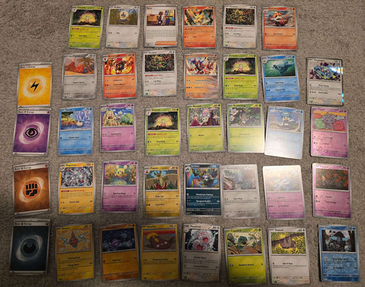 Pokemon Trading Card Game Set of 38 Cards (English Set 2)