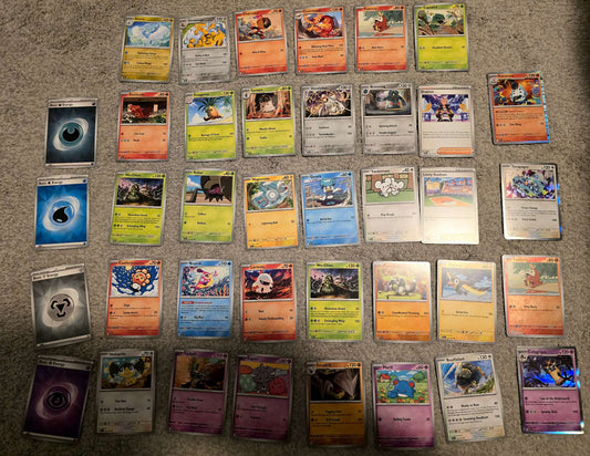 Pokemon Trading Card Game Set of 38 Cards (English Set 3)