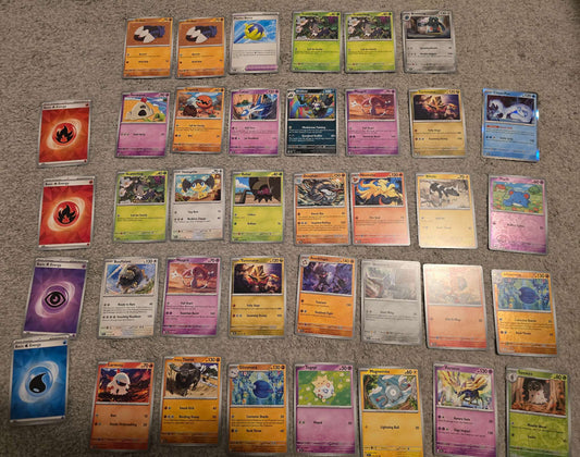 Pokemon Trading Card Game Set of 38 Cards (English Set 4)