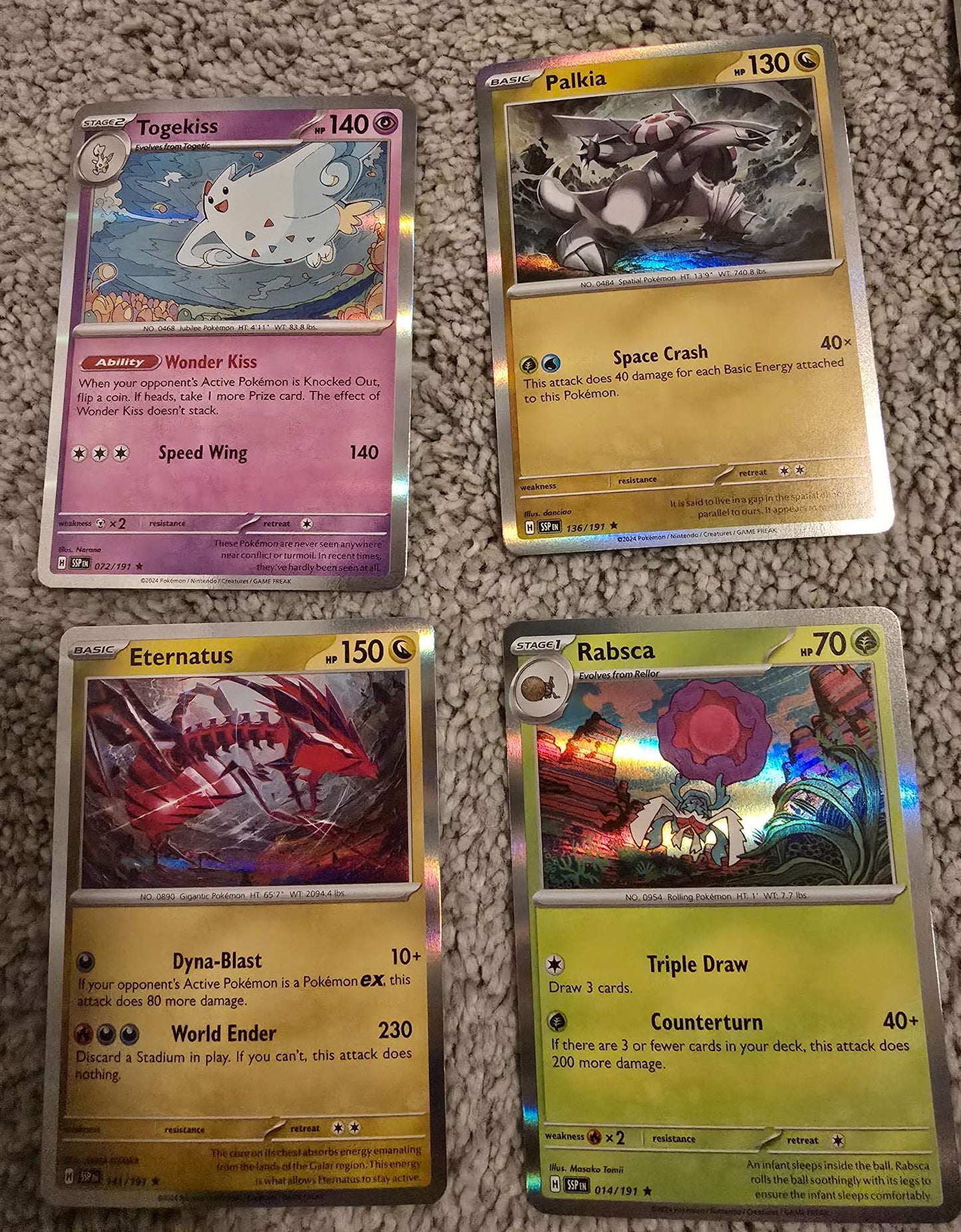 Pokemon Trading Card Game Set of 38 Cards (English Set 5)