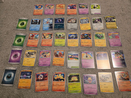 Pokemon Trading Card Game Set of 38 Cards (English Set 6)
