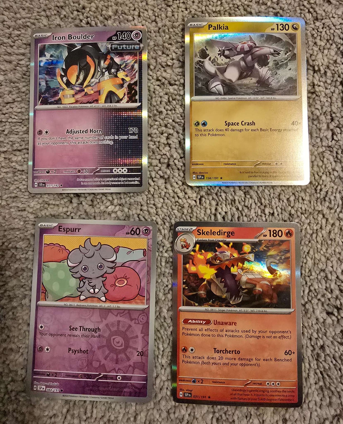 Pokemon Trading Card Game Set of 38 Cards (English Set 6)