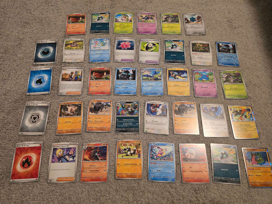 Pokemon Trading Card Game Set of 38 Cards (English Set 7)