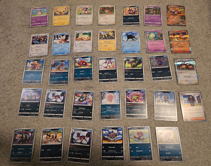 Japanese Pokemon Trading Card Game Set of 28 Cards (Lot 4)