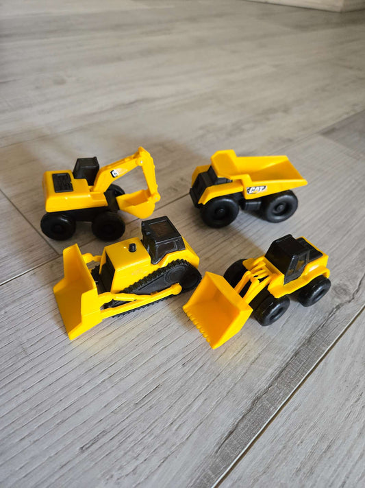 Set of 4 Construction Vehicles