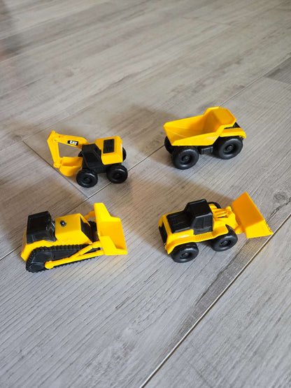 Set of 4 Construction Vehicles