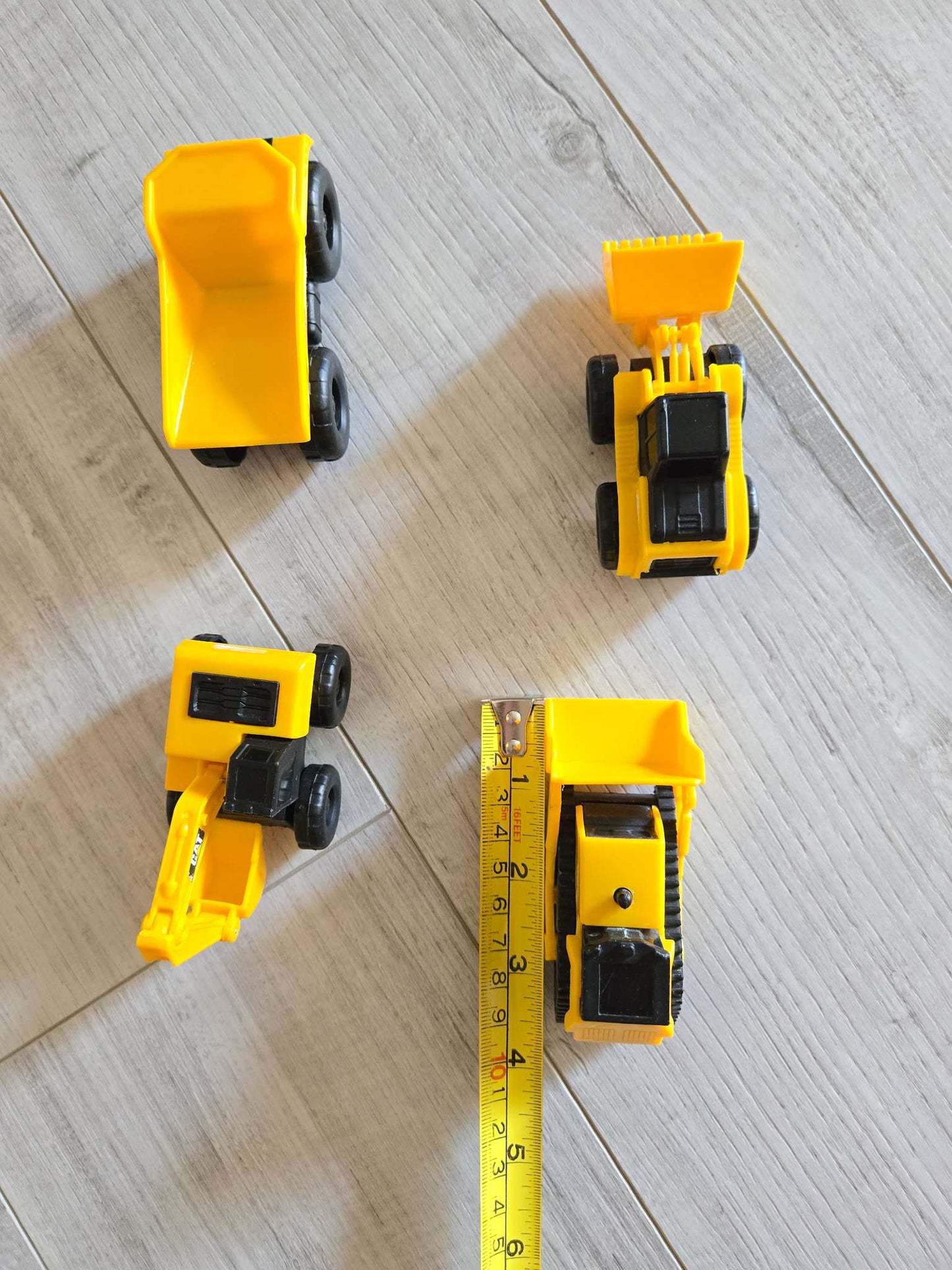 Set of 4 Construction Vehicles