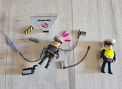 Playmobil misc Ghostbusters figure set and Policeman