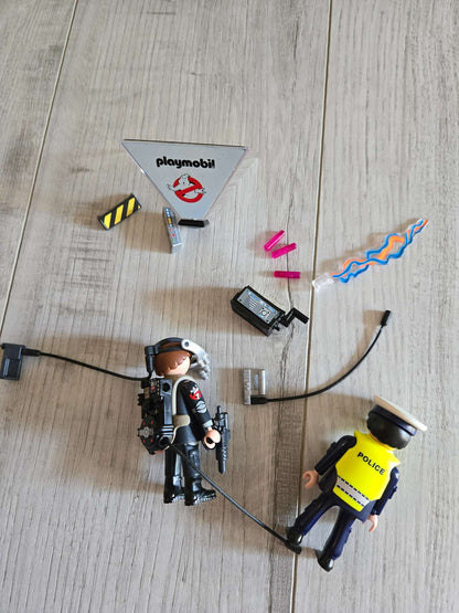 Playmobil misc Ghostbusters figure set and Policeman