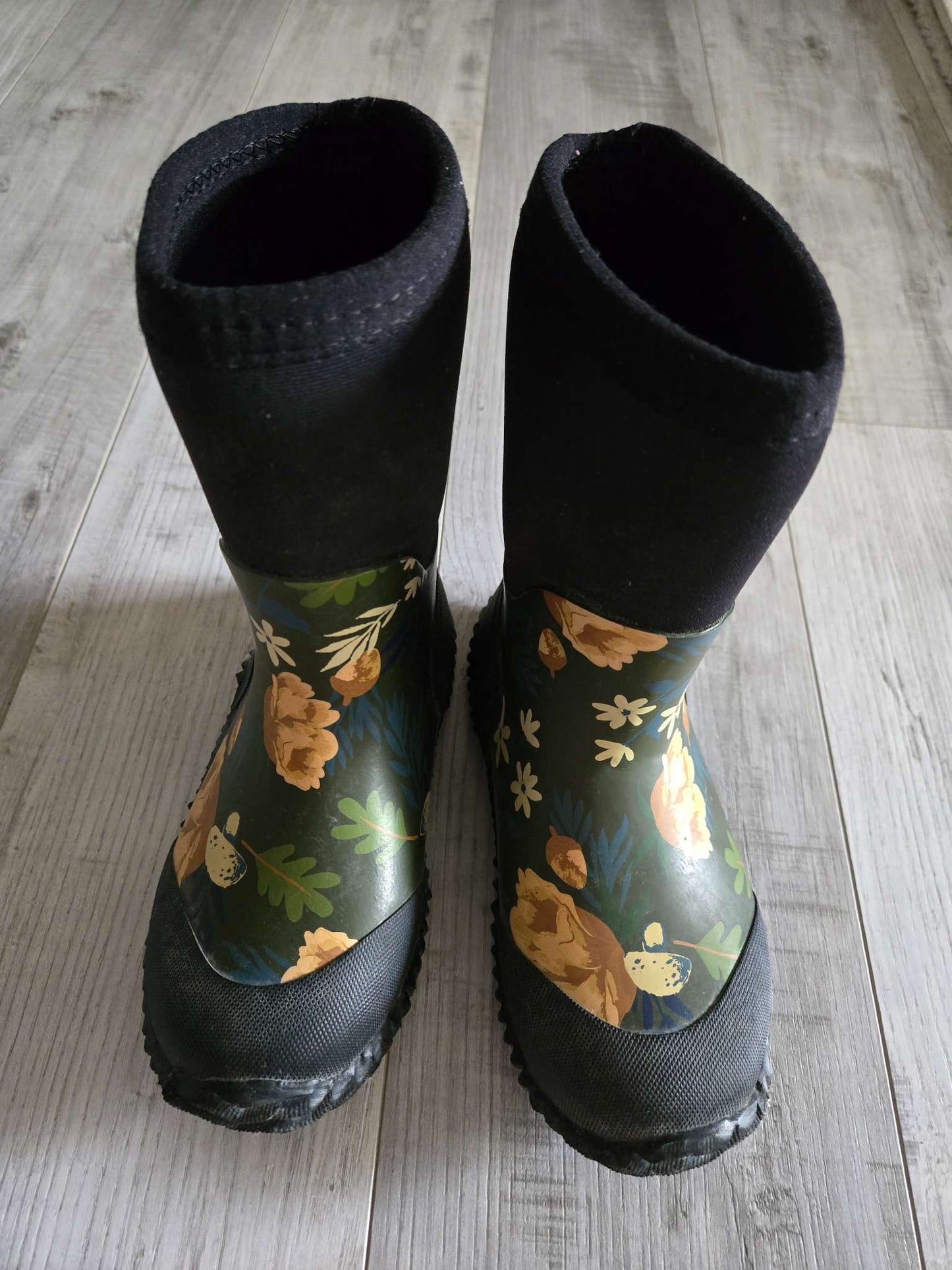 Stonz The West  Woodland Rubber Boots, Size 13, Shoes 13 (Kids:4-8yr)