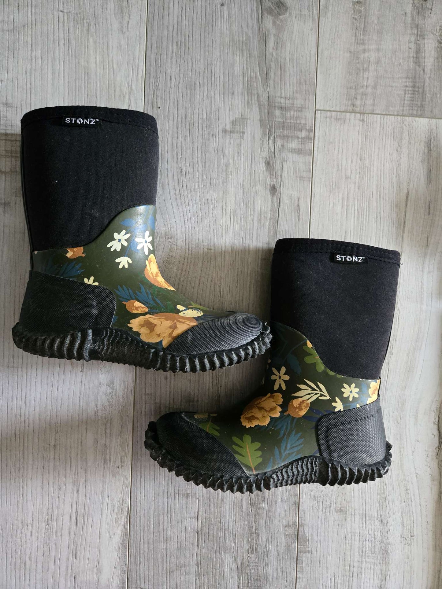 Stonz The West  Woodland Rubber Boots, Size 13, Shoes 13 (Kids:4-8yr)