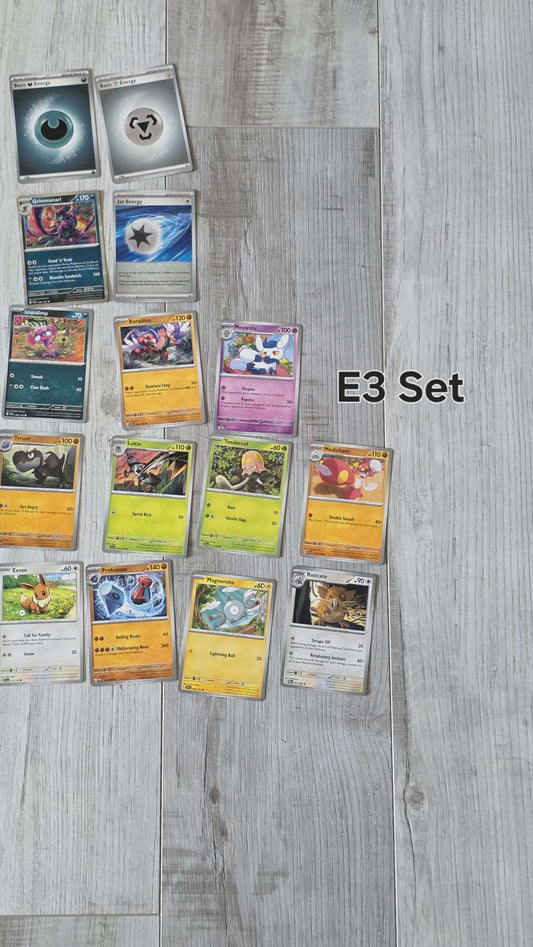 Pokemon Trading Card Game Set of 15 Cards (Set E3)