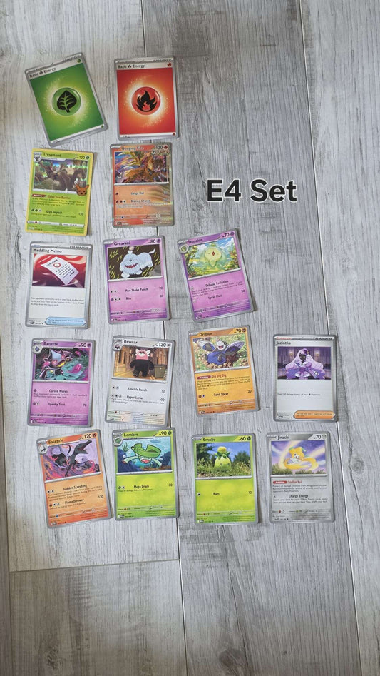 Pokemon Trading Card Game Set of 15 Cards (Set E4)