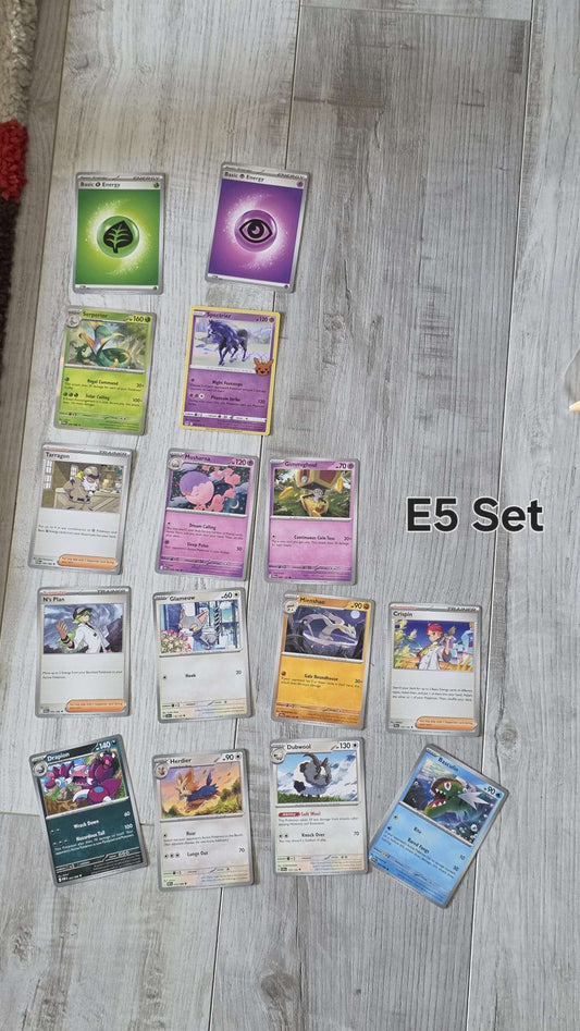 Pokemon Trading Card Game Set of 15 Cards (Set E5)