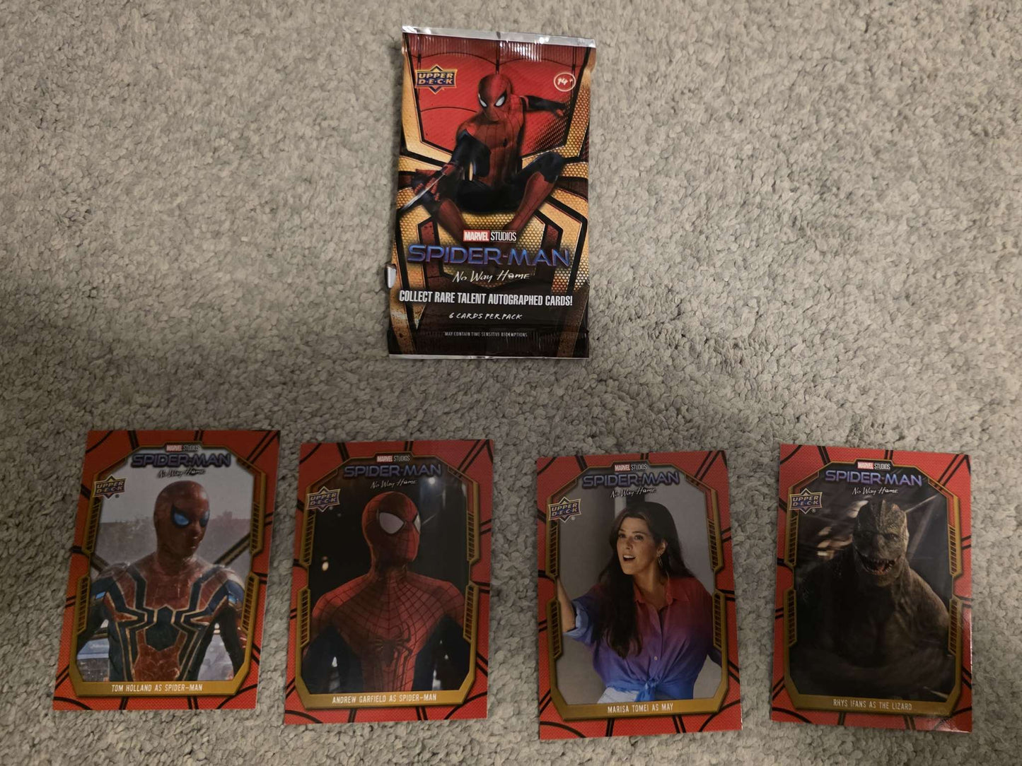 Spiderman No Way Home Trading Card Game Set of 24 Cards (Set SM1)