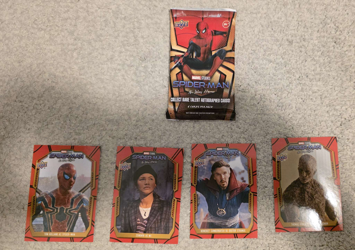 Spiderman No Way Home Trading Card Game Set of 24 Cards (Set SM2)