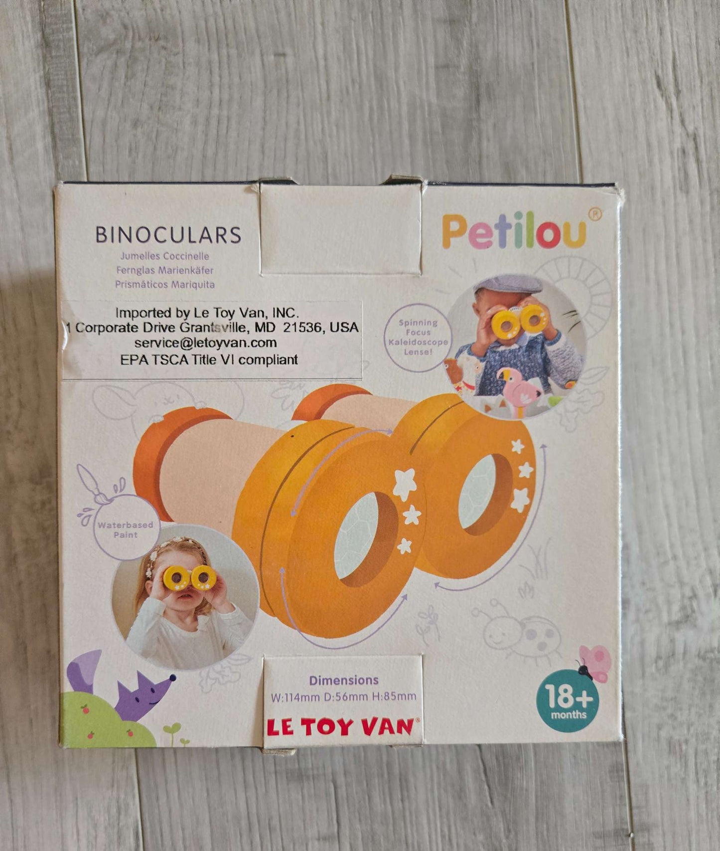 Le Toy Van Kaleidoscope Binoculars (Part of the Petilou Collection)