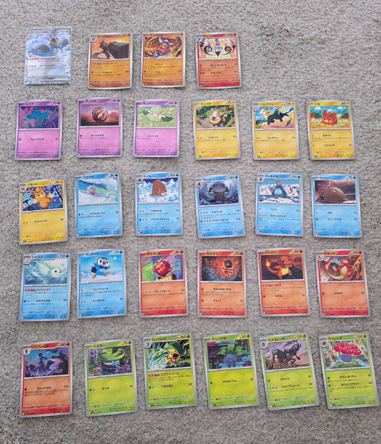 Japanese Pokemon Trading Card Game Set of 28 Cards (Set J4)