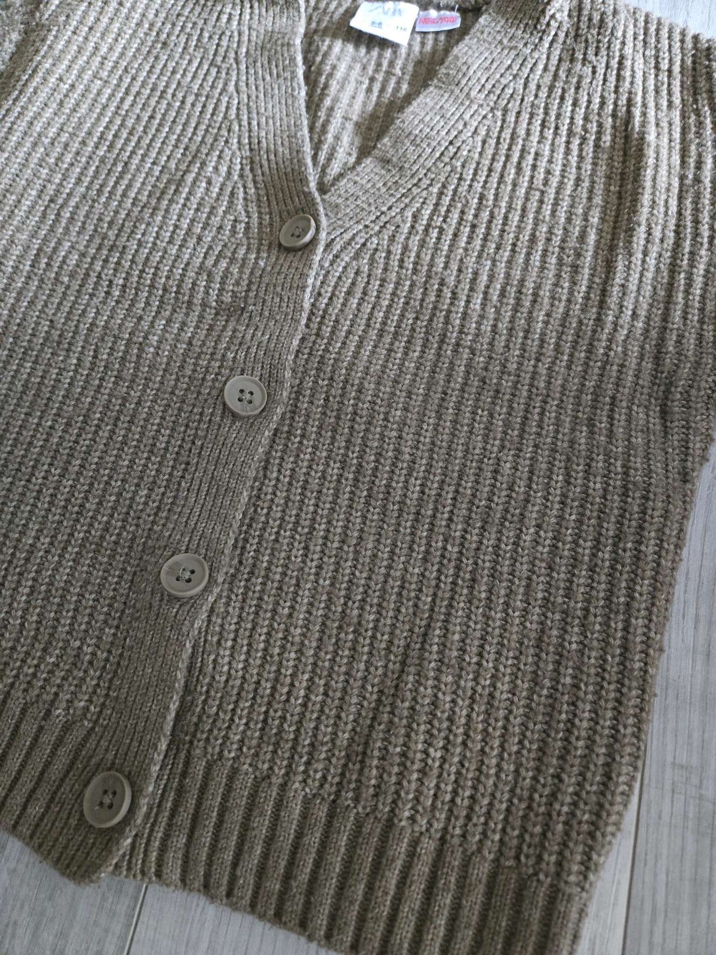 Zara Kids Knit Cardigan, Size 5-6, Kids 5/5T
