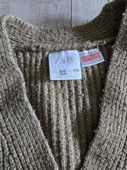 Zara Kids Knit Cardigan, Size 5-6, Kids 5/5T