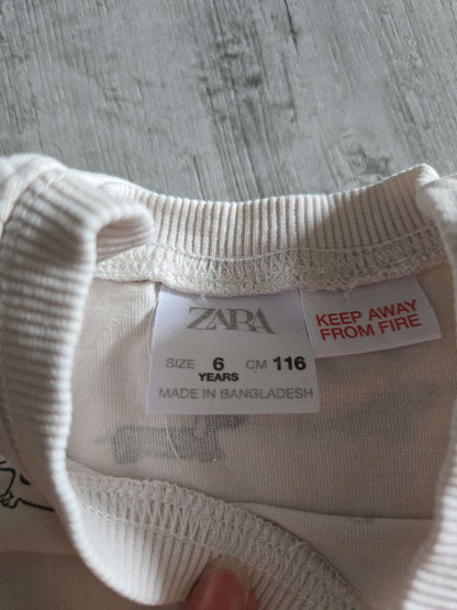 Set of 2 Zara Kids Short Sleeve T-Shirts, Boys, Size 5-6, Kids 5/5T
